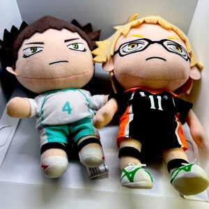 My Hero Haikyu!  & Tsukishima Plush  Tsukki And IWAIZUMI PLUSH  8”